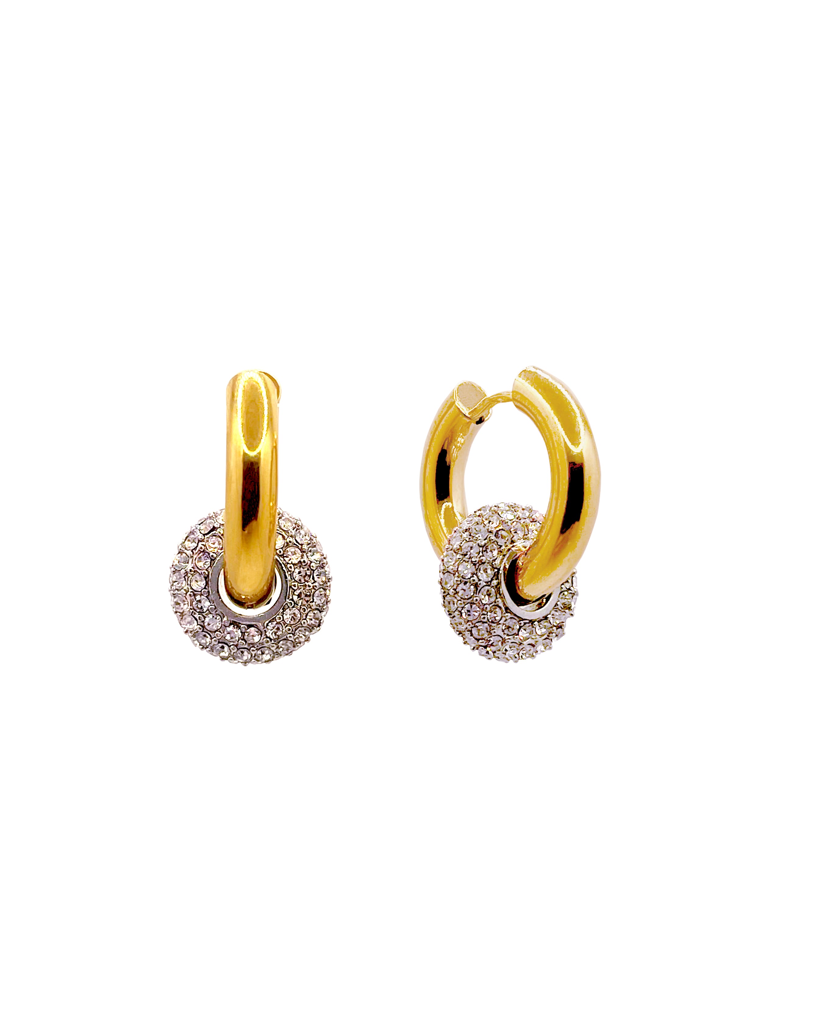 ★MIDNIGHT MOMENT.★ [Exclusive] mirror ball earring gold DISCO BALL EARRINGS – Prior Request Shop